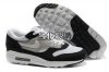 nike官方鞋子型錄 2013年反毛款AIR MAX87 新款男跑步鞋白灰黑