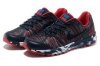 nike2013新款鞋子型錄 NIKE PEGASUS +28 男子網面迷彩透氣跑步鞋黑紅