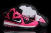 nike官方鞋子型錄 2013詹姆斯9代籃球鞋Lebron 9 Low奧運版精英版女子氣墊鞋粉黑白