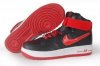 nike網(wǎng) NIKE AF1耐吉空軍黑紅高幫女子休閑板鞋慢跑鞋黑紅