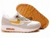 nike鞋袋 2013年反毛款A(yù)IR MAX87 新款男跑步鞋米白土黃灰