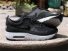 我穿nike鞋把妹 2013max90至新爆款限亮款男透氣型跑步鞋黑灰