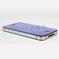 變色鏡子膜 屏幕保護膜 蘋果4保護膜