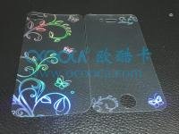 手機保護膜 變色激光保護膜 蘋果4 4s保護膜