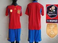 cheap soccer jersey spain uniform youth football kits club for sale